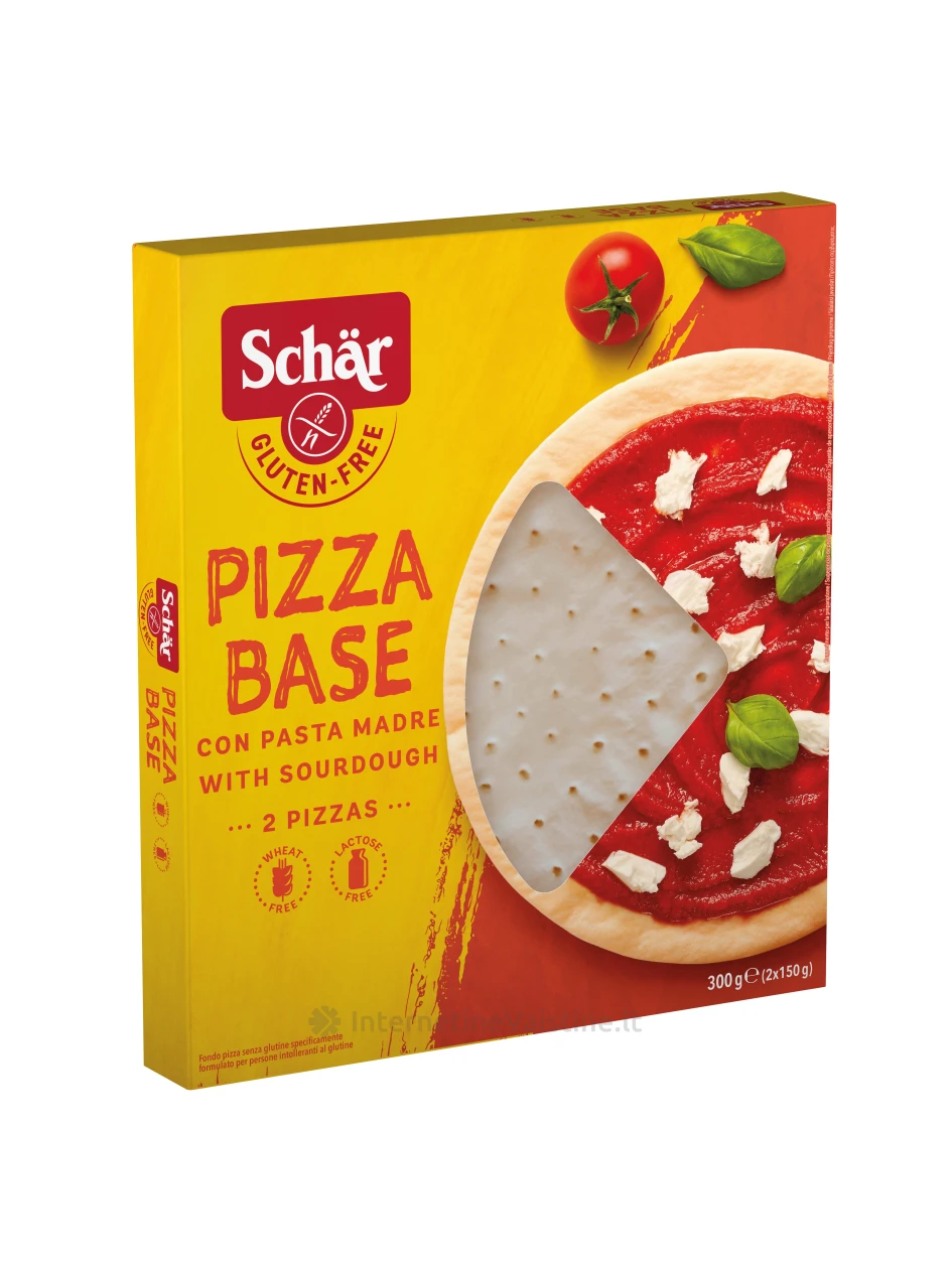 Schär PIZZA BASE – picos pagrindas be glitimo, 2vnt | internetinevaistine.lt