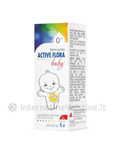 ACTIVE FLORA Baby+ ger. lašai, 5 ml, Vnt | internetinevaistine.lt