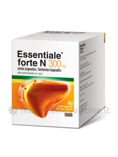 ESSENTIALE FORTE N 300mg kiet. kaps. N90 | internetinevaistine.lt