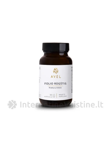 AVEL Bioaktyvi Folio rūgštis, 90 kapsulių | internetinevaistine.lt