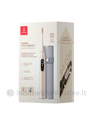 Dantų šep. OCLEAN X Pro Digital Set Gold elektrin. N1 | internetinevaistine.lt