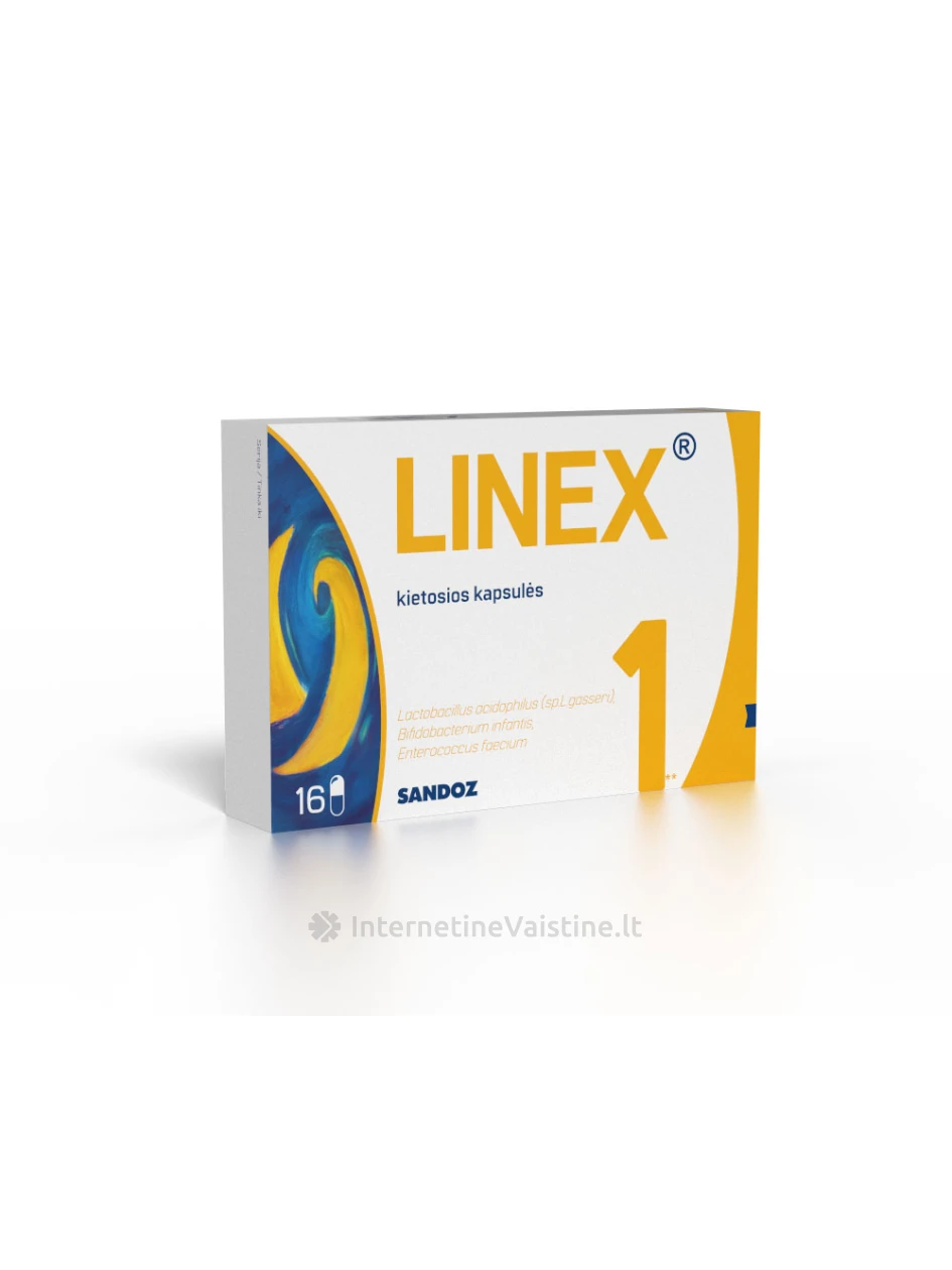 LINEX kietosios kapsulės N16 | internetinevaistine.lt
