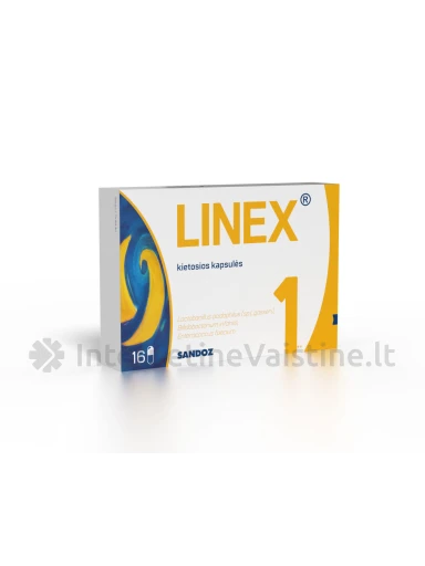 LINEX kietosios kapsulės N16 | internetinevaistine.lt