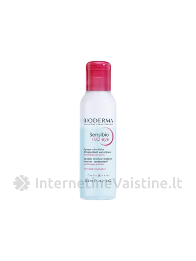 SENSIBIO H2O akių makiažo valiklis, 125 ml, N1 | internetinevaistine.lt