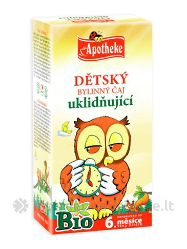 APOTHEKE BIO "Saldžių sapnų" žolelių arbata vaikams nuo 6 mėn 1, 5g N20 | internetinevaistine.lt
