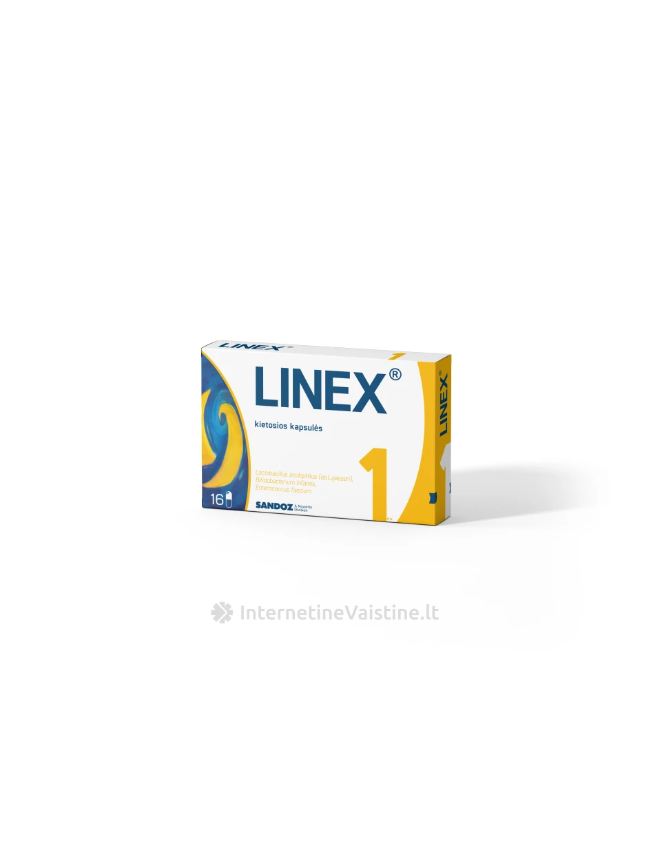 LINEX kietosios kapsulės N16 | internetinevaistine.lt