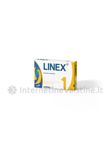 LINEX kietosios kapsulės N16 | internetinevaistine.lt