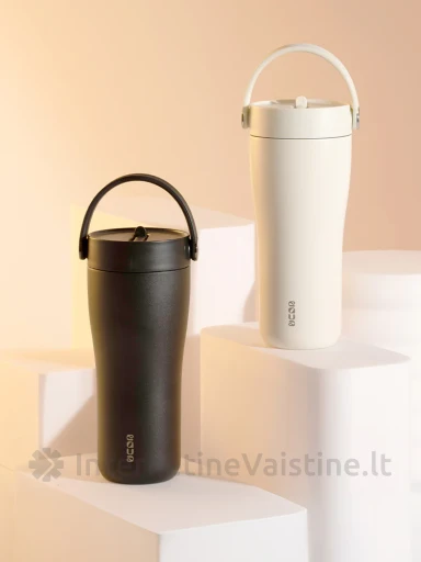 EQUA Termo puodelis BLACK 600 ml | internetinevaistine.lt