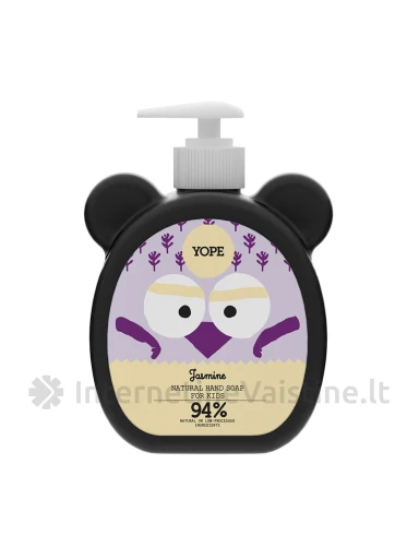 YOPE natūr. rankų muilas vaik. Jazminas, 400 ml, Vnt | internetinevaistine.lt
