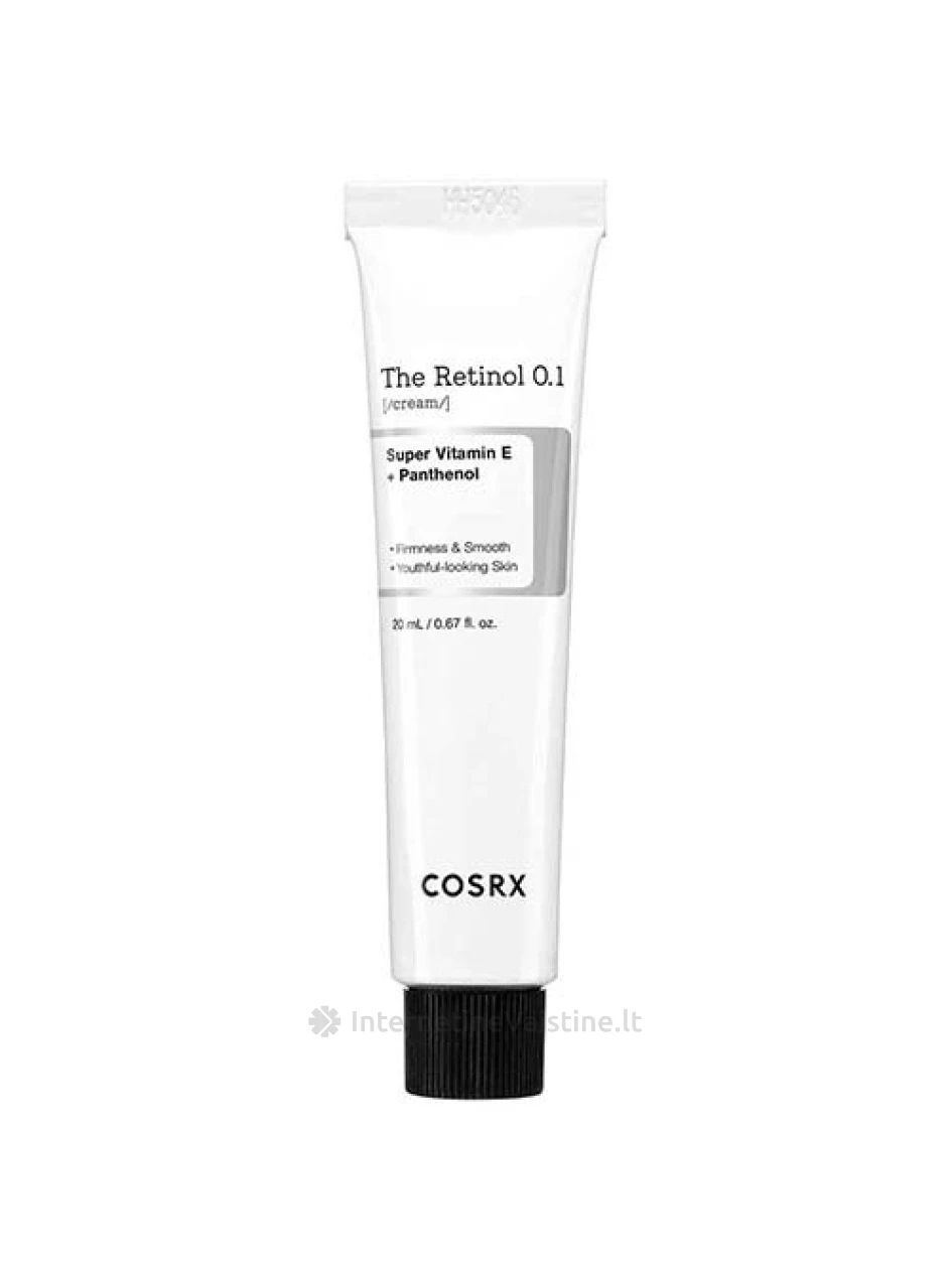 COSRX The Retinol 0.1 kremas veidui, 20 ml, Vnt | internetinevaistine.lt