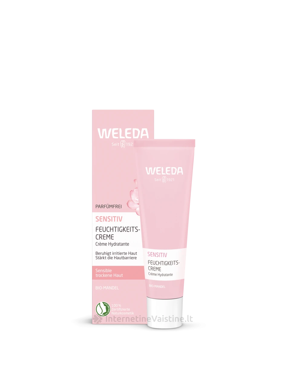 WELEDA kremas veidui raminamasis Almond su migdolais, 30 ml | internetinevaistine.lt