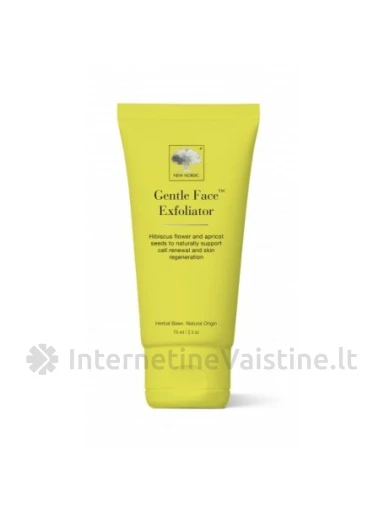 NEW NORDIC Gentle face šveitiklis, 75 ml | internetinevaistine.lt