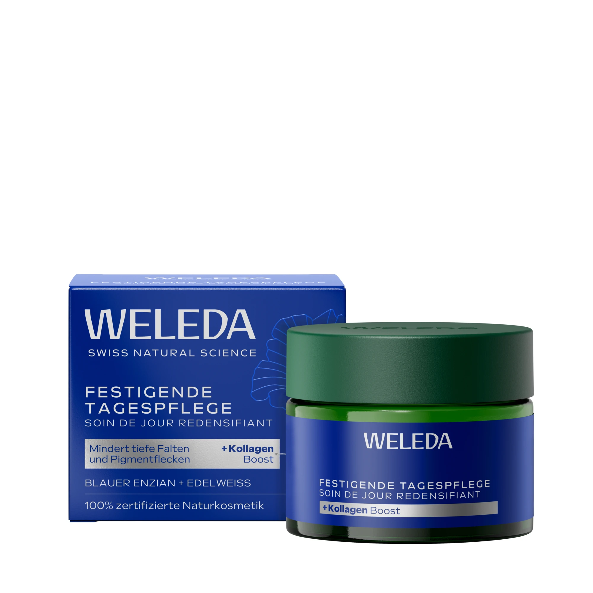 WELEDA Blue Gentian Edelweiss kremas veidui dieninis, 40 ml