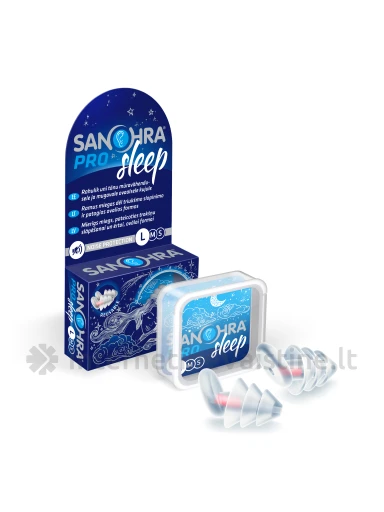 Ausų kamštukai SANOHRA PRO SLEEP L, N2 | internetinevaistine.lt