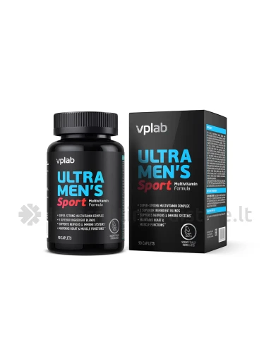 VPLab Ultra Men`s Sport Multivitamin Formula, 90 kapsulių | internetinevaistine.lt