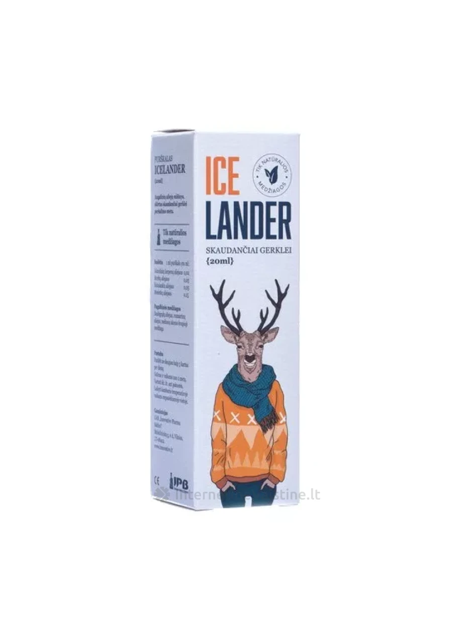 ICELANDER purškalas, 20 ml, Vnt | internetinevaistine.lt