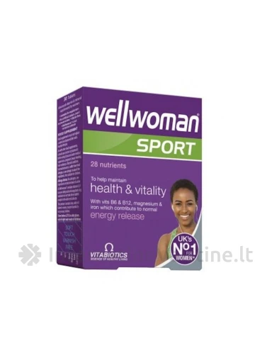 WELLWOMAN SPORT TAB. N30, N30 | internetinevaistine.lt