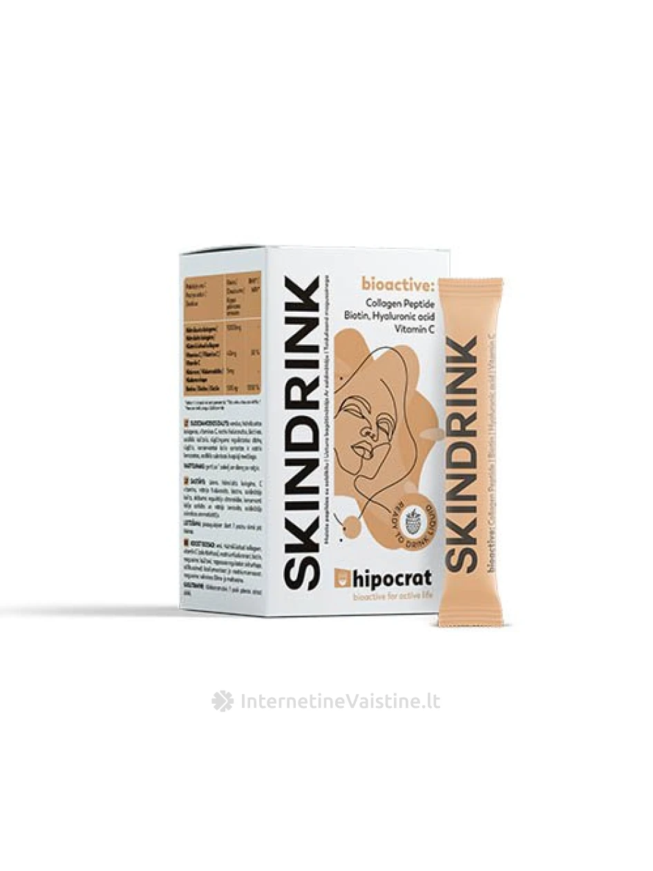 HIPOCRAT Skindrink geriamasis tirpalas N14, 14 vnt. | internetinevaistine.lt