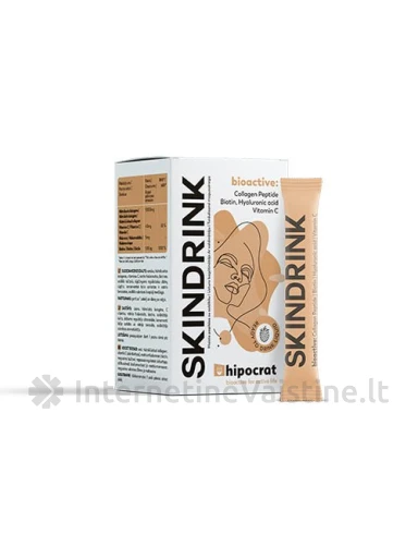 HIPOCRAT Skindrink geriamasis tirpalas N14, 14 vnt. | internetinevaistine.lt