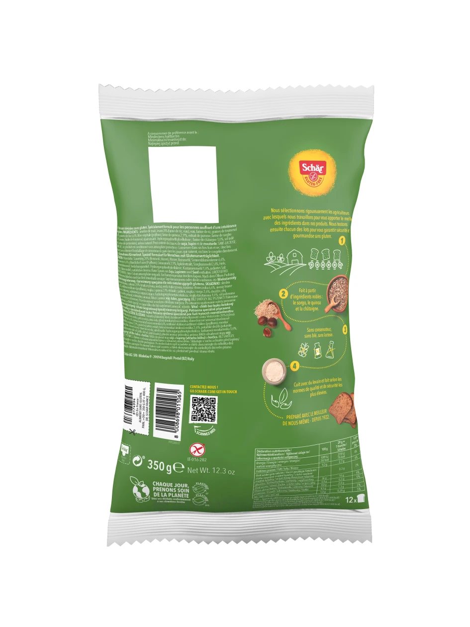 Schär MAESTRO VITAL – raikyta duona be glitimo, 350g | internetinevaistine.lt