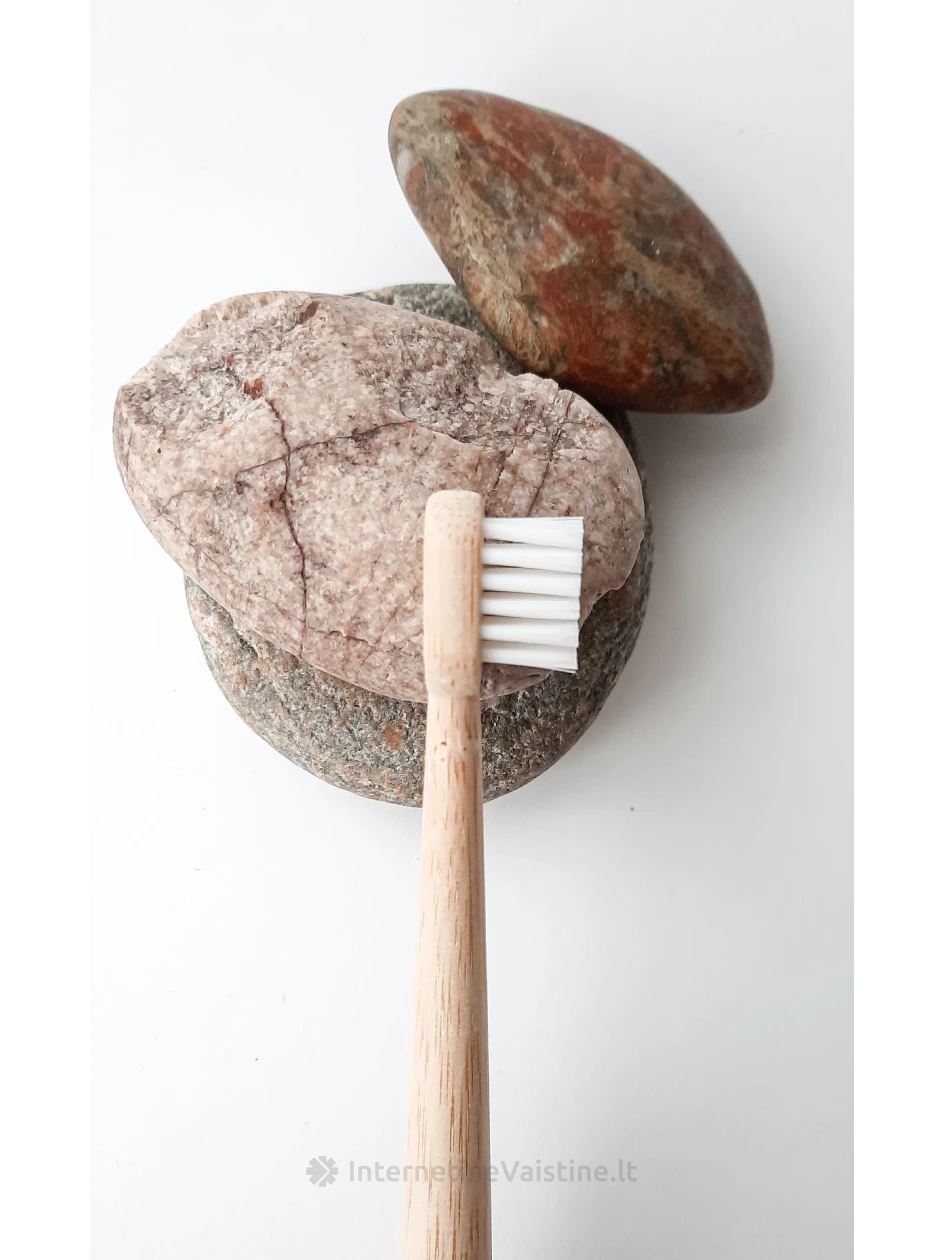 Dantų šep. GREEN WHALE bambuk. vailk. minkšt. šereliais N1, Vnt | internetinevaistine.lt