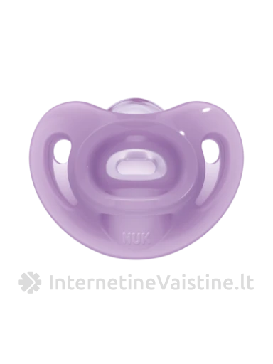 NUK čiulptukas SENSITIVE lateks. 2d. (6-18mėn.) N1 | internetinevaistine.lt
