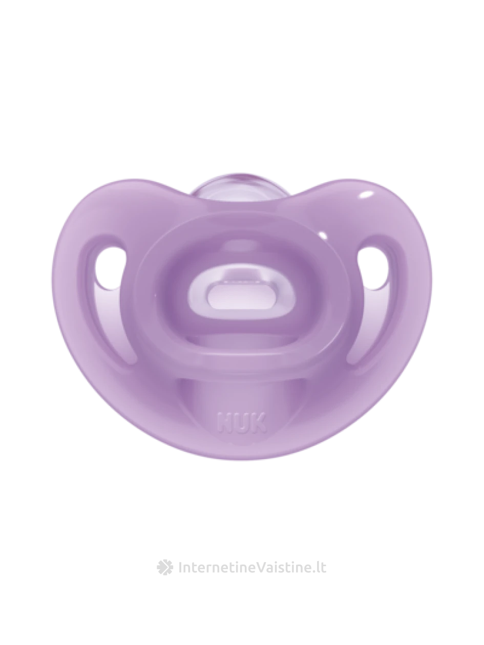NUK čiulptukas SENSITIVE lateks. 2d. (6-18mėn.) N1 | internetinevaistine.lt