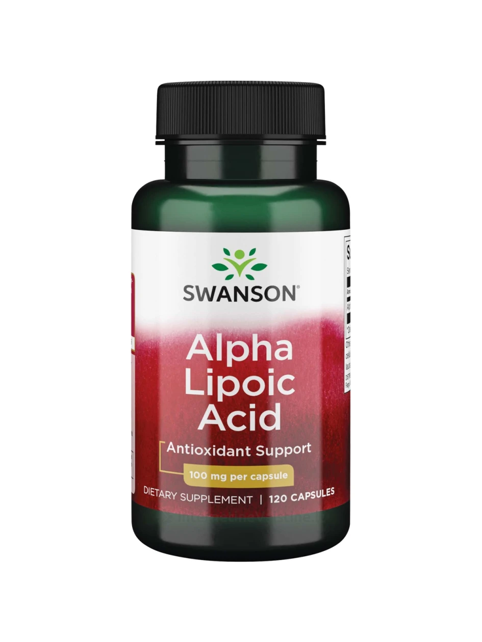 SWANSON, Alfa lipoinė rūgštis 100MG, 120 kapsulių, N1 | internetinevaistine.lt