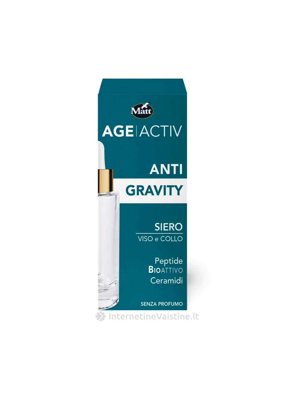 MATT Anti-Gravity serumas veidui ir dekolte, 30 ml, 30 ml | internetinevaistine.lt