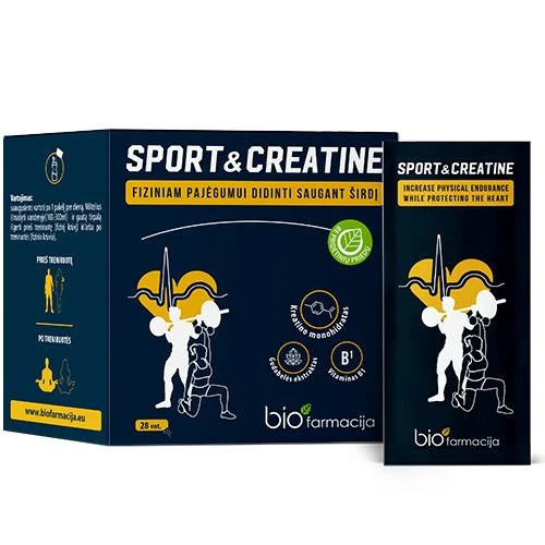 BIOFARMACIJA SPORT & CREATINE milt., N28