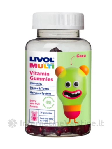 LIVOL MULTI guminukai visai šeimai N75 | internetinevaistine.lt