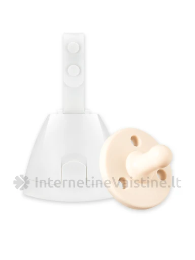 MOTHER-K čiulptuko ir dėklo komplektas (kreminis čiulptukas), Vnt | internetinevaistine.lt