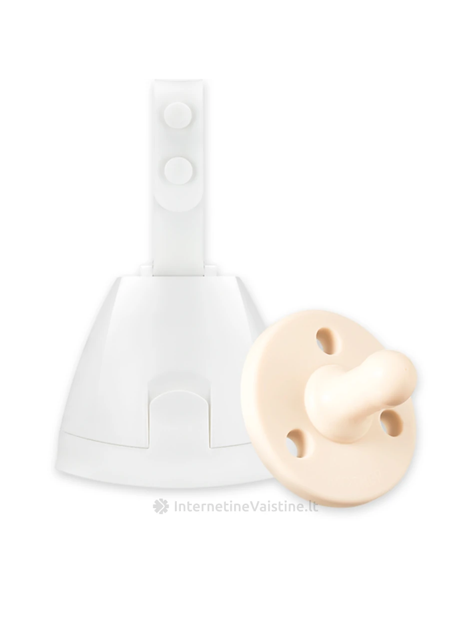 MOTHER-K čiulptuko ir dėklo komplektas (kreminis čiulptukas), Vnt | internetinevaistine.lt