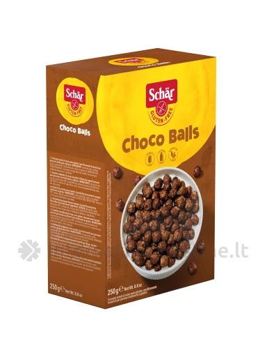 Schär CHOCO BALLS - šokoladiniai dribsniai be glitimo, 250g | internetinevaistine.lt