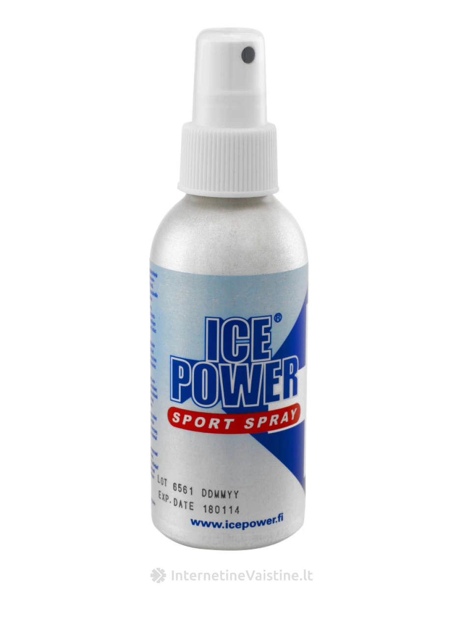 Ice Power SPORT SPRAY - šaldantis purškalas, 125ml | internetinevaistine.lt