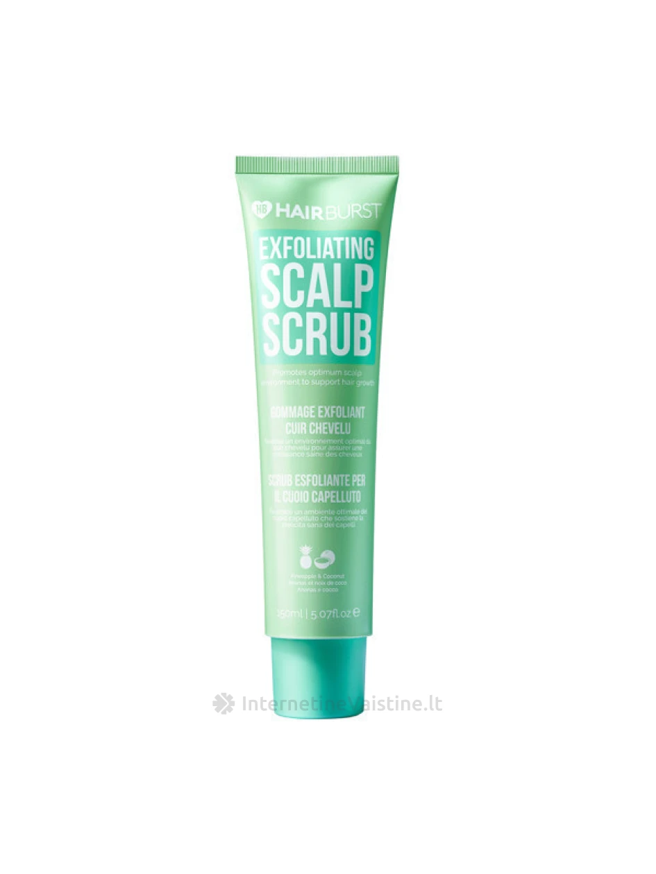 HAIRBURST Exfoliating Scalp Scrub galvos odos šveitiklis, 150 ml, Vnt | internetinevaistine.lt