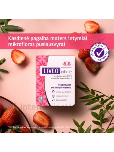 LIVEO® intime, 14 kapsulių, 14 kapsulių | internetinevaistine.lt