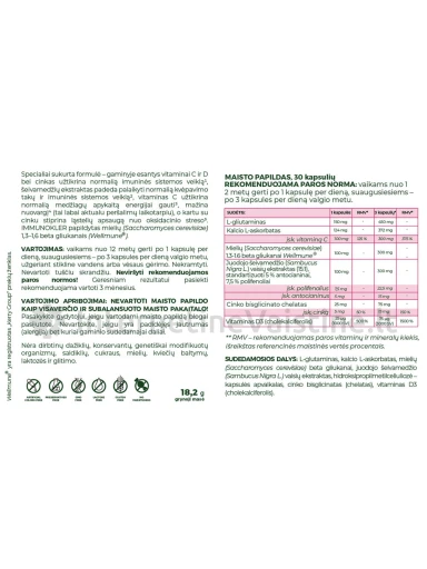 CLARIWELL IMMUNOKLER kaps. N30 | internetinevaistine.lt
