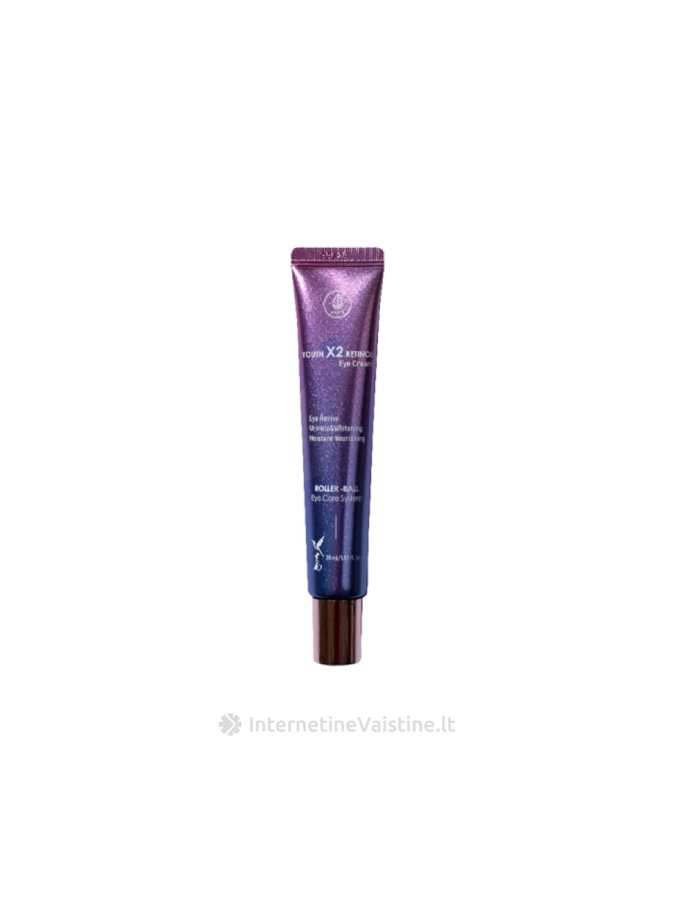 MEDB Youth X2 Retinol Eye Cream - paakių kremas su retinoliu, 30ml, Vnt | internetinevaistine.lt
