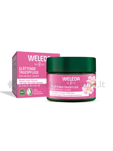 WELEDA Wild Rose/White Tea kremas veidui dieninis, 40 ml | internetinevaistine.lt