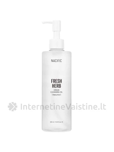 NACIFIC Fresh Herb Origin Cleansing Oil Bakuchiol valomasis aliejus su bakučioliu, 300 m | internetinevaistine.lt
