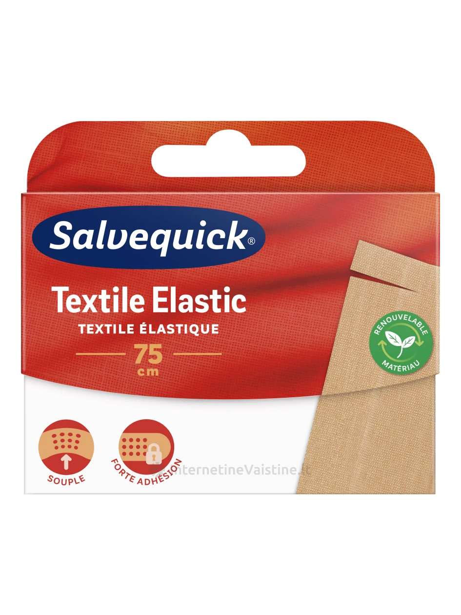SALVEQUICK karpomi pleistrai Textile Elastic 75cm, 75cm | internetinevaistine.lt