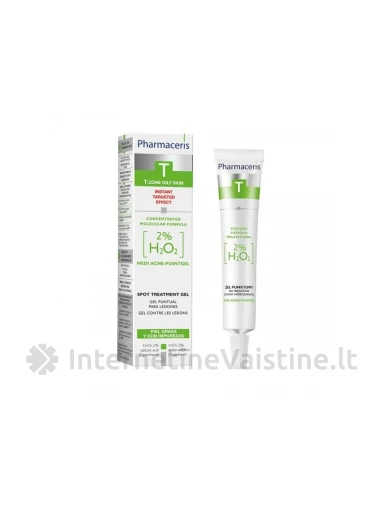 PHARMACERIS T,MEDI ACNE-POINTGEL 10ml gelis nuo mikro uždegimų, N1 | internetinevaistine.lt