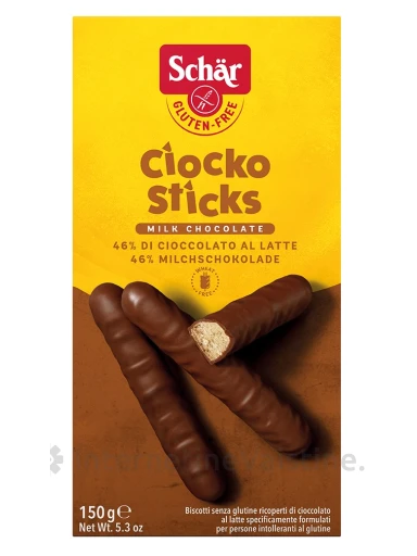 Schär CIOCKO STICKS – sausainiai be glitimo, 150g | internetinevaistine.lt