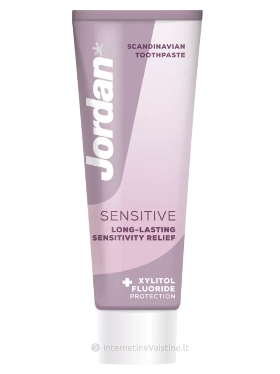 JORDAN Sensitive dantų pasta, 75 ml, Vnt | internetinevaistine.lt