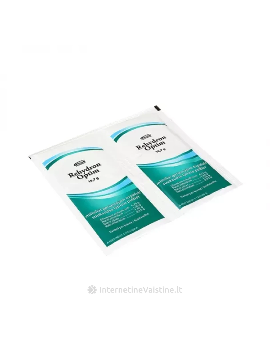 REHYDRON OPTIM 10, 7 g milteliai geriamajam tirpalui N20 | internetinevaistine.lt