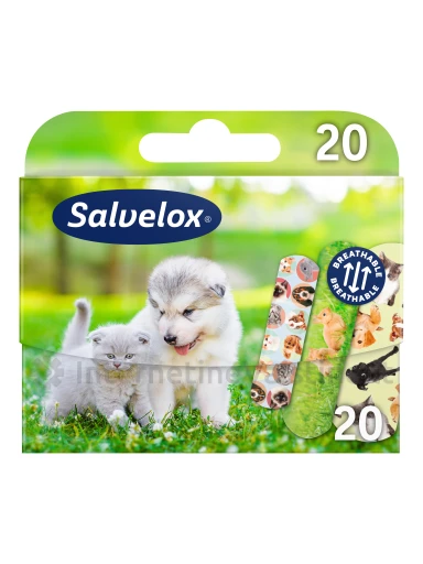 SALVEQUICK pleistrų rinkinys vaikams Animal Planet N20 | internetinevaistine.lt