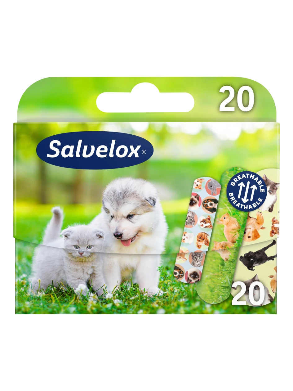 SALVEQUICK pleistrų rinkinys vaikams Animal Planet N20 | internetinevaistine.lt