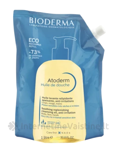 BIODERMA ATODERM Huile de douche ecorefill, dušo aliejus 1 | internetinevaistine.lt