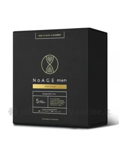 NOAGE maisto papildas MEN DIAMOND, 25 kaps., 25 vnt. x 25 ml | internetinevaistine.lt